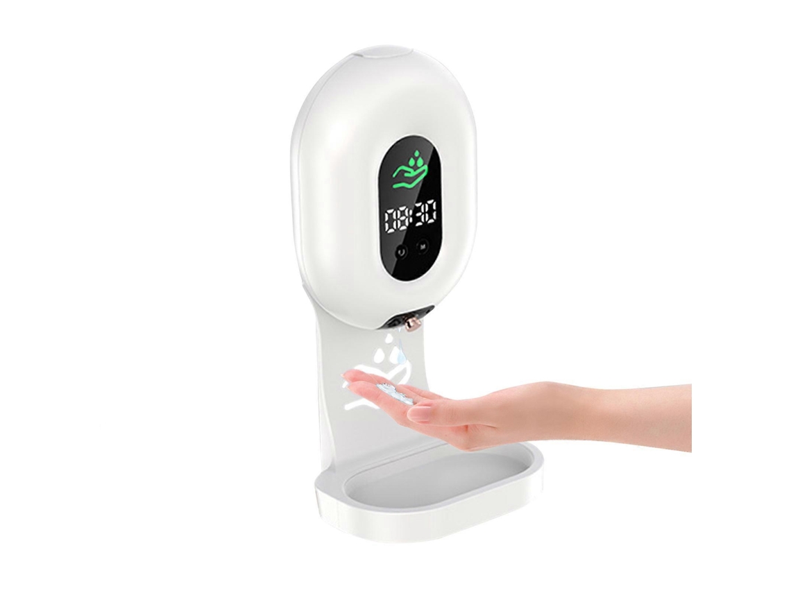 Dispensador automático de jabón en espuma de pared con reloj, sensor de temperatura y humedad para baños, hoteles, restaurantes y centros comerciales Rosewell