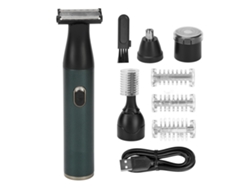 Aparador De Cabelo 4 Em 1 Multifuncional Para Homem Tijela Elétrica De Grooming Corporal Completo