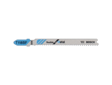 Hoja para Sierra de Calar BOSCH T 118 Bf: Flexible Metal: 5Uds