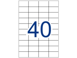 Etiquetas Adhesivas Multi3 Directas Multi3 500 Hojas APLI (Blanco - 52,5 X 29,7 mm)