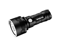 Linterna LED de alta potencia, recargable, resistente al agua, para acampar al aire libre, fabricada en aleación de aluminio. (Pilas no incluidas).