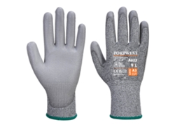 Guante Anti-corte Mr Con Palma De Pu - Protección Y Comodidad Gris / Xl