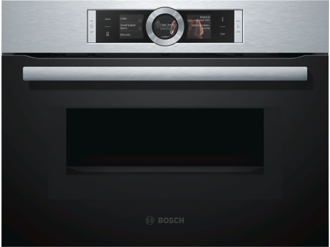 Horno Bosch Cmg676bs1 integrable acero inoxidable 60 con microondas compacto grill inox 900w 12 45 limpieza asistente de 8 59.5 45l