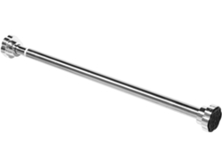 Barra de cortina telescópica retráctil de acero inoxidable, de 50 a 80 cm, no requiere perforación, para cortinas de ducha y