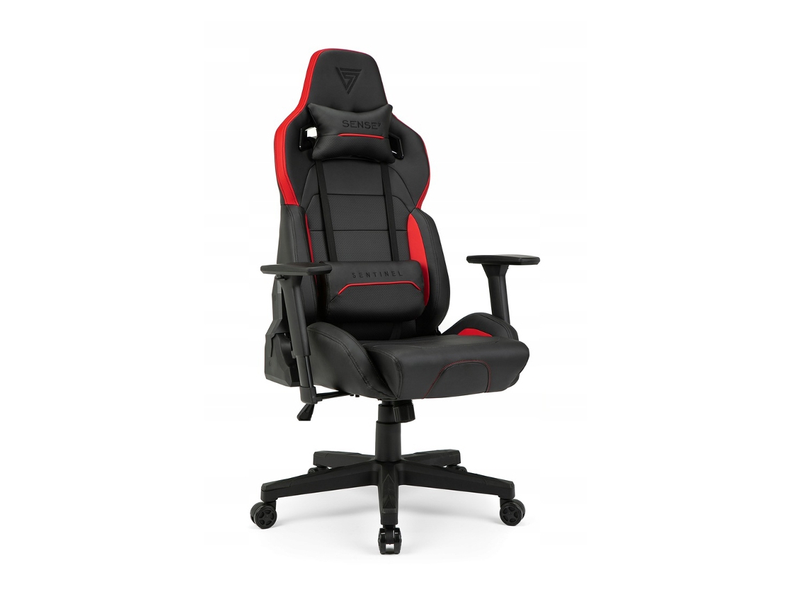 SENSE7 Sillón de juego Sentinel negro-rojo
