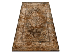 Alfombra de Lana Superior Nuri Color Coñac (235 x 350 cm)