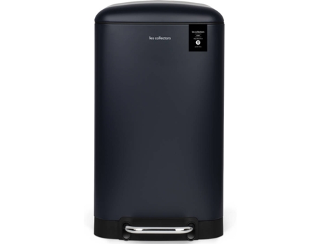 Cubo de Basura LES COLLECTORS N°871 (Azul - Acero Inoxidable - 40 L)