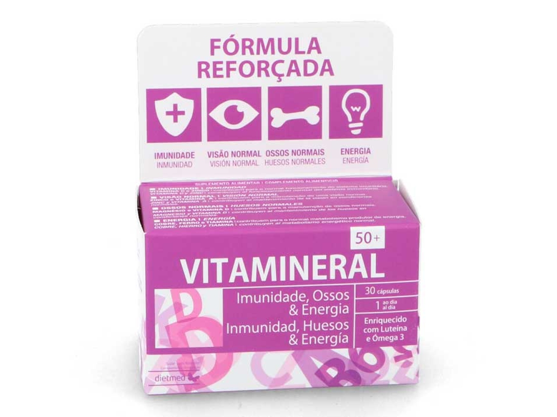 Complemento Alimentar DIETMED Vitamineral + (30 pérolas)