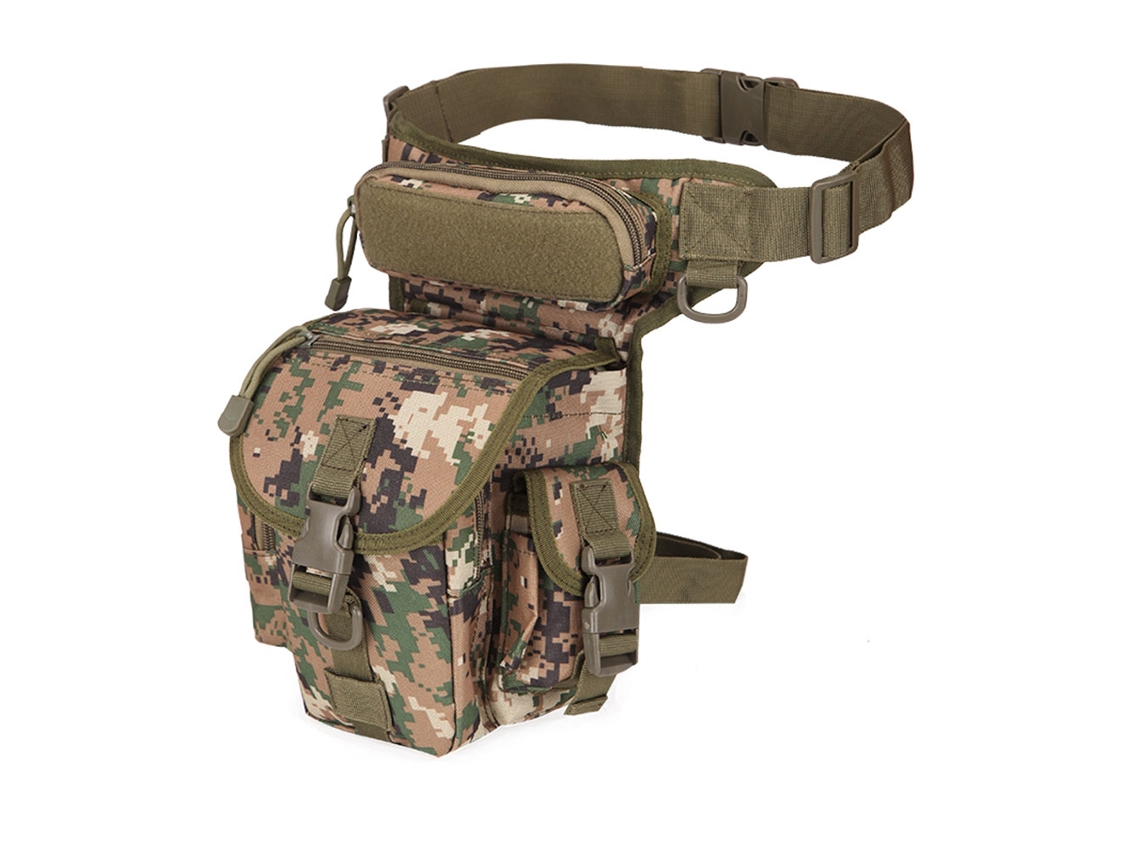 Riñonera Militar Ajustable Para Muslo, Mochila De Cadera, Senderismo, Motocicleta Para Hombre