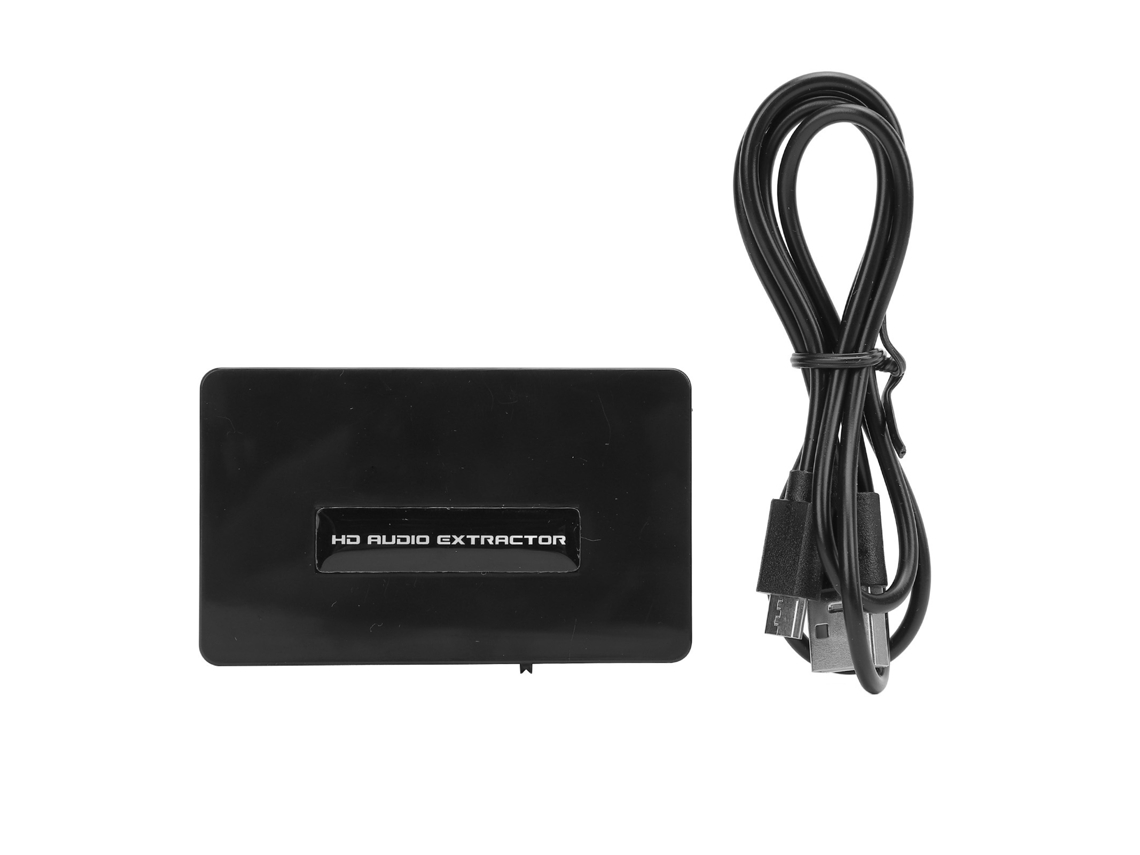 Extractor De Sonido 4k 30hz Bt 5.0, Divisor Hd A Hd, Spdif De 3,5 Mm, Compatible Con 2.0 Canales Y 5.1 Canales Para Altavoces De Pc Y Portátiles.