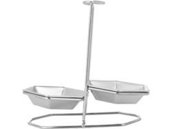 Té, Pp, Fácil De Limpiar, Cocina, Soporte Doble Para Cucharas De Sopa De Acero Inoxidable 304