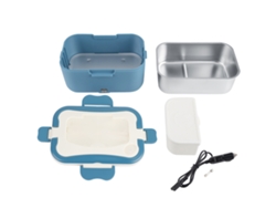 Caja De Almuerzo Eléctrica Portátil 1.5l Para Coche 12v/24v Calentador De Comida Azul 24v