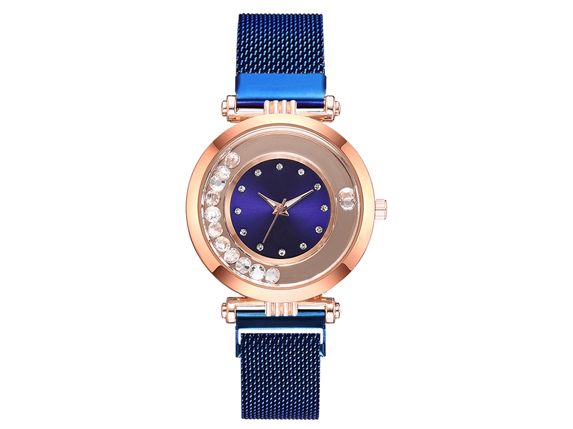Reloj De Pulsera De Cuarzo Con Correa De Cuero Para Hombre