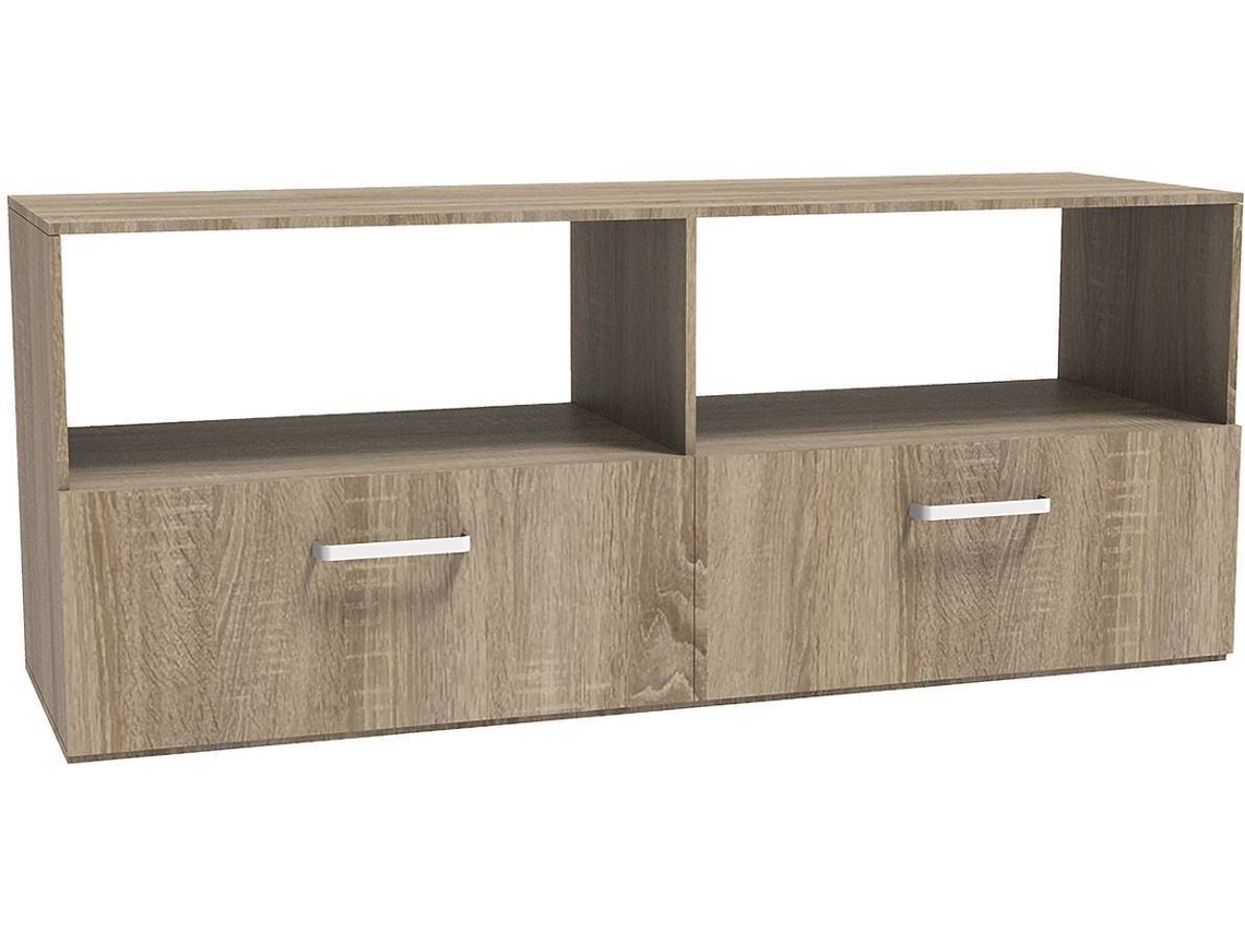 Mueble de TV HABITAT Y JARDÍN Irma (95 cm - Tablero de Partículas - Marrón)