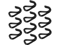 Juego 10 Ganchos Trinquete Dobles Forma Correas Amarre Coches Camiones Remolques Versátil Garajes Almacenes