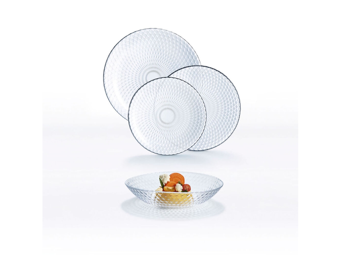 Servicios de Cena LUMINARC (Transparente - Vidrio)