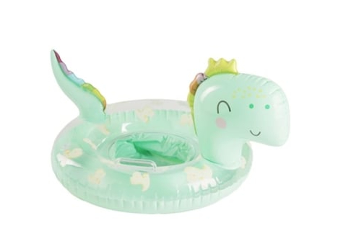 Piscina inflable infantil de dinosaurios con seguridad, Digitallab Green