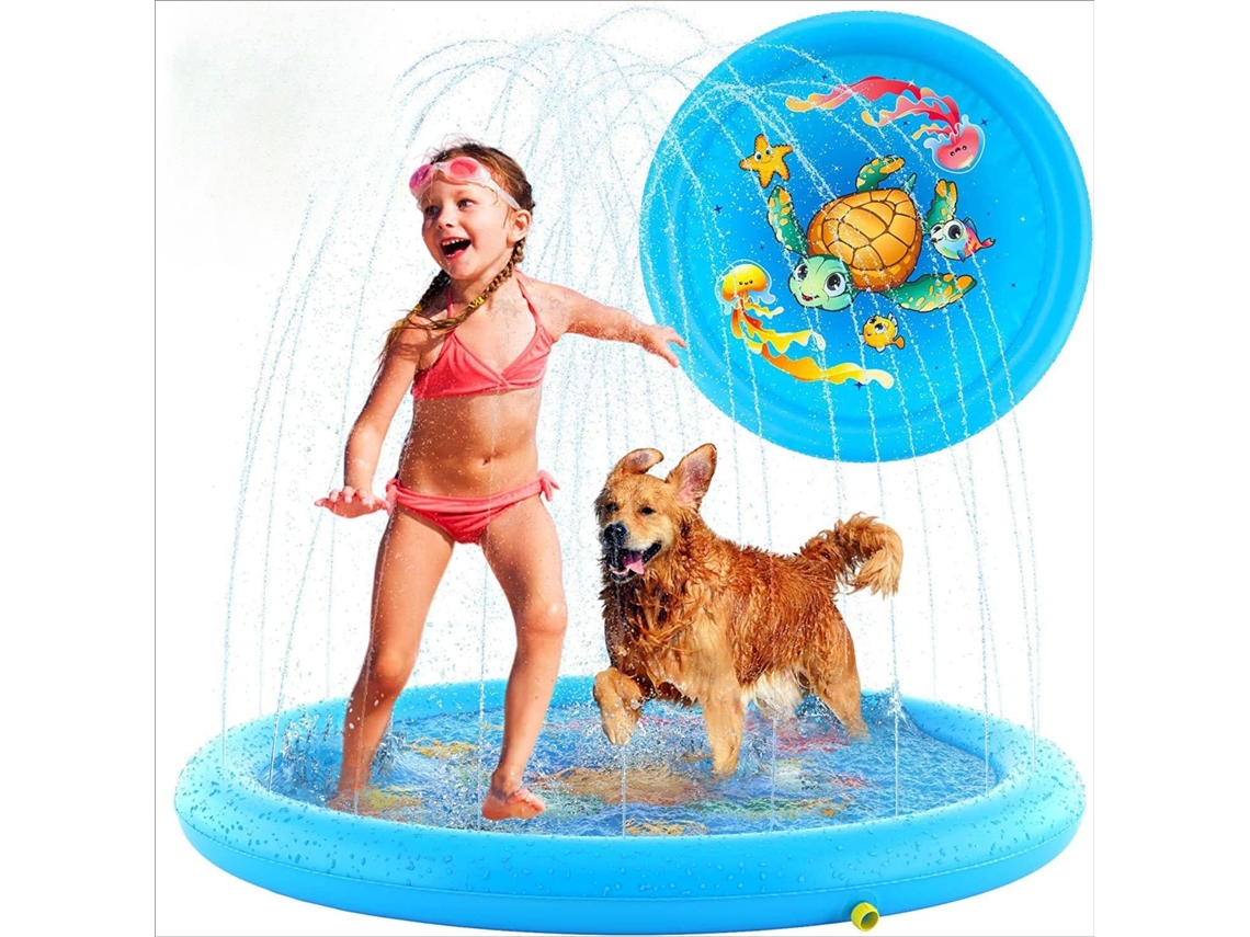 Piscina Para Crianças Tapete Inflável Antiderrapante De Pvc Para Áreas Externas, Adequado Para Crianças De 1 A 7 Anos Cuich (100 Cm)
