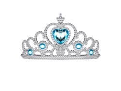 Conjunto De Accesorios De Fantasía De Princesa: Corona, Varita, Collar, Guantes Con Diamantes De Imitación.