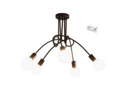 Bj-lâmpada De Teto Moderna Candelabro De Ferro Forjado Industrial Para Estúdio Dormitório Salão Luz 3 Cores 110v