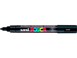 Marcador Uni Posca Pc 5M Preto Preço para Uni Venda Múltiplos 12