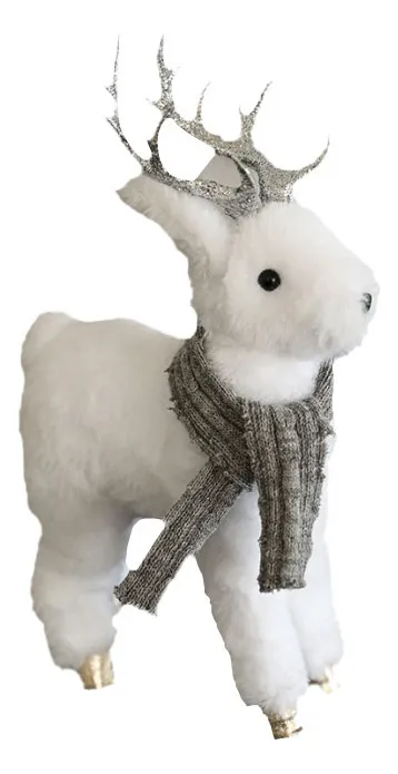 Nueva muñeca de ciervo blanco, decoración navideña vayotoy