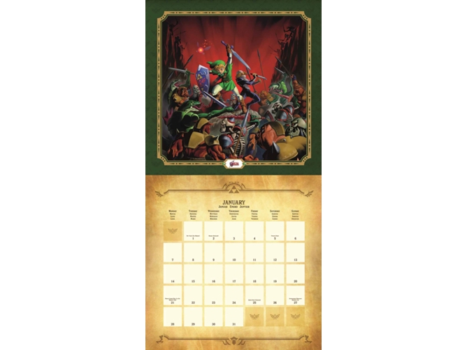 Calendario SHERWOOD Legend of Zelda 2019