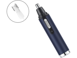 Recortador de vello nasal sin esfuerzo, recargable y portátil, cuchillas multifuncionales de doble filo, impermeable y silencioso, fácil de usar.