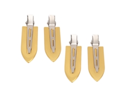 4pcs Pinzas Para Pelo Sin Pliegues Evitan Rasguños Pinzas Planas Para Peinado Bangs Ondas Maquillaje Mujer Niña