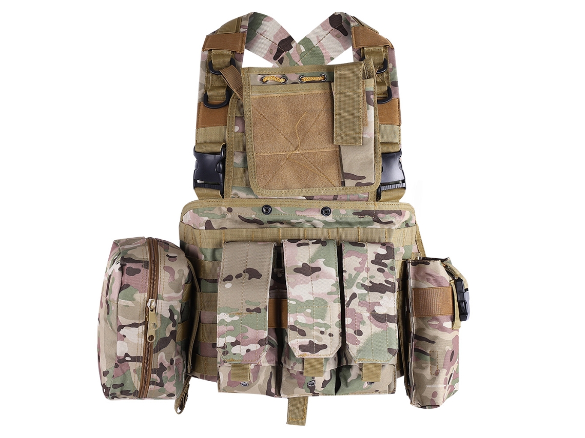 2026-chaleco Táctico Multifunción De Nylon Para Entrenamiento Militar, Caza Y Juegos De Combate Mc