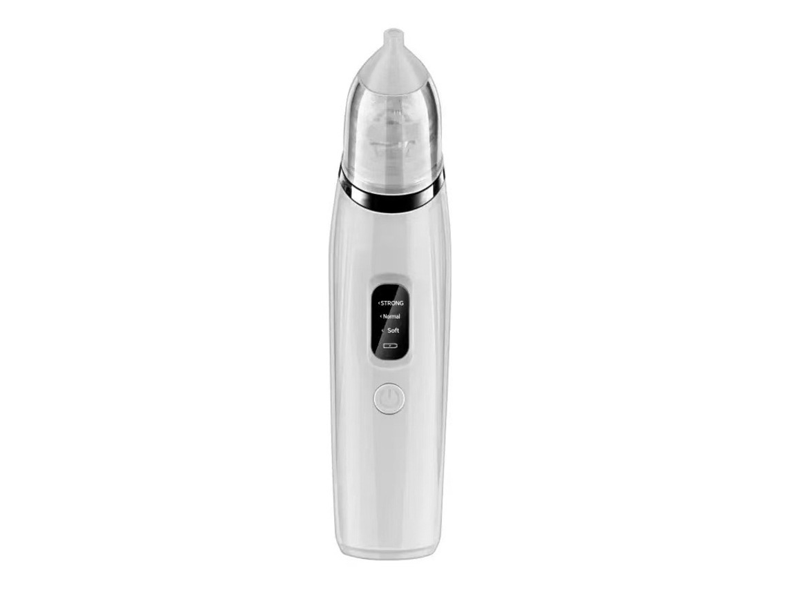 Aspirador nasal eléctrico para bebés, alto flujo, 3 niveles, succión fácil, limpieza familiar.