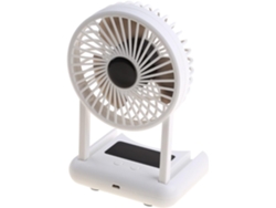 Ventilador De Escritorio Usb Ventilador Plegable Luz Nocturna Led Pequeño Refrigeración Portátil Fácil Usar