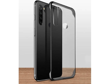 Carcasa Xiaomi Redmi Note 8 2021 PHONECARE Bumper Transparente / Negro