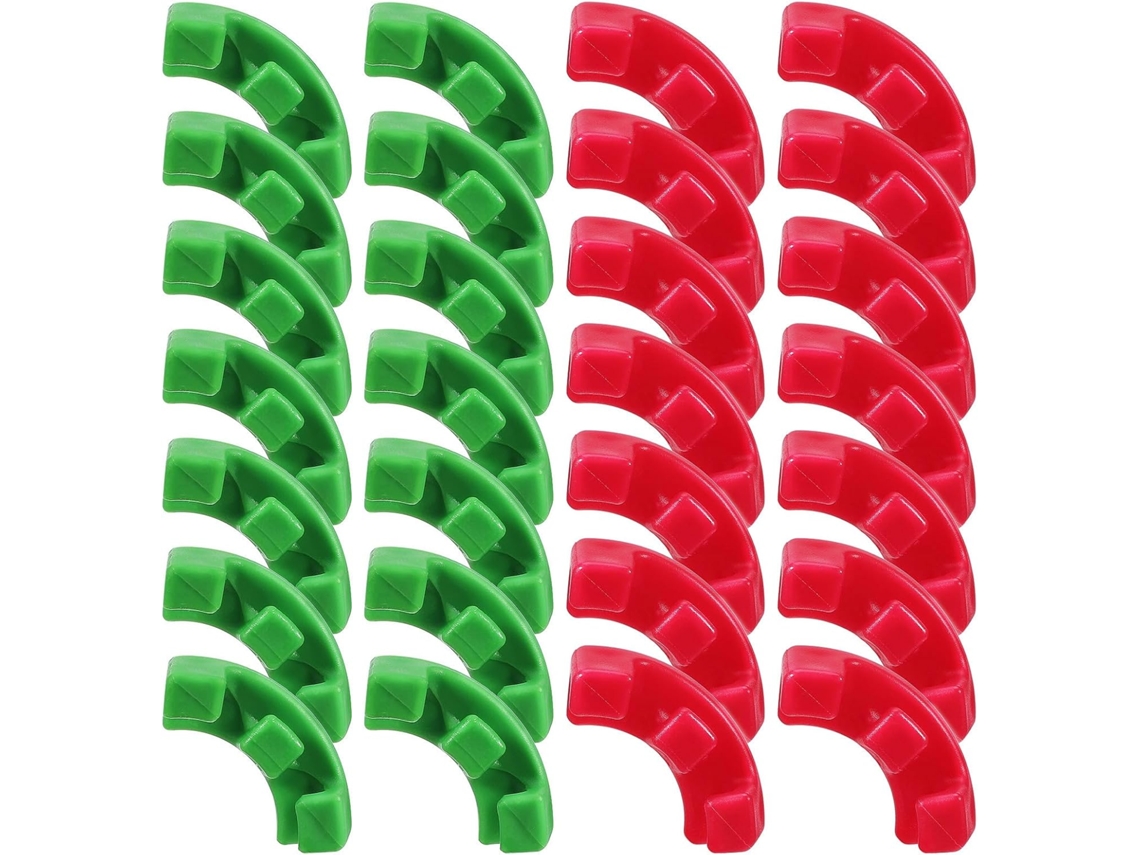 Pinzas Para Doblar Plantas Inoomp, De Plástico, 60 Unidades. Pinzas Versátiles Para Tomates, Pimientos Y Pepinos.s A La