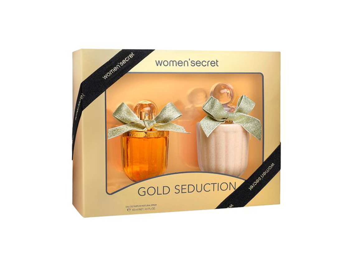 Coffret WOMEN'SECRET Gold Sedution EDT - Vaporizador (100 ml) + Loción Corporal (200 ml)