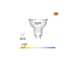 Lámpara Led Dicroica Gu10 Ip20 Ø5x6,4cm Edm (10w 3200k 932lm)