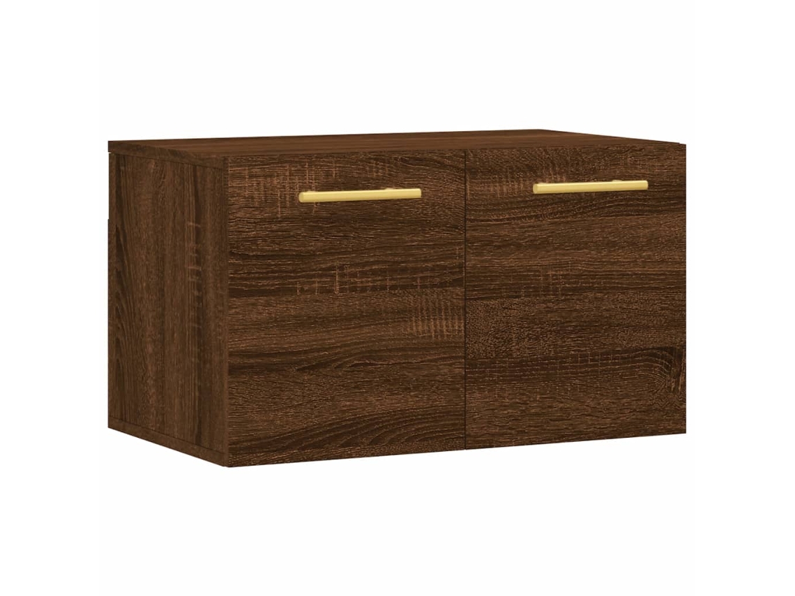 Maison Exclusive - Armario De Pared Madera Ingeniería Marrón Roble 60x36,5x35 Cm