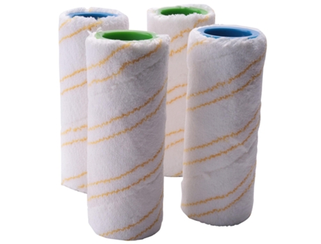Conjunto de 4 peças de rolos para karcher fc5 fc7 fc3 fc3d cleaner 2 amarelo