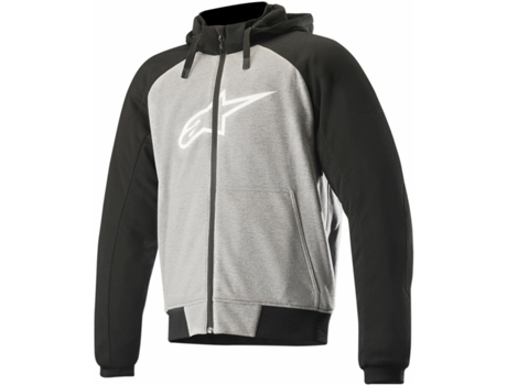 Chaqueta de moto con capucha ALPINESTARS chrome M