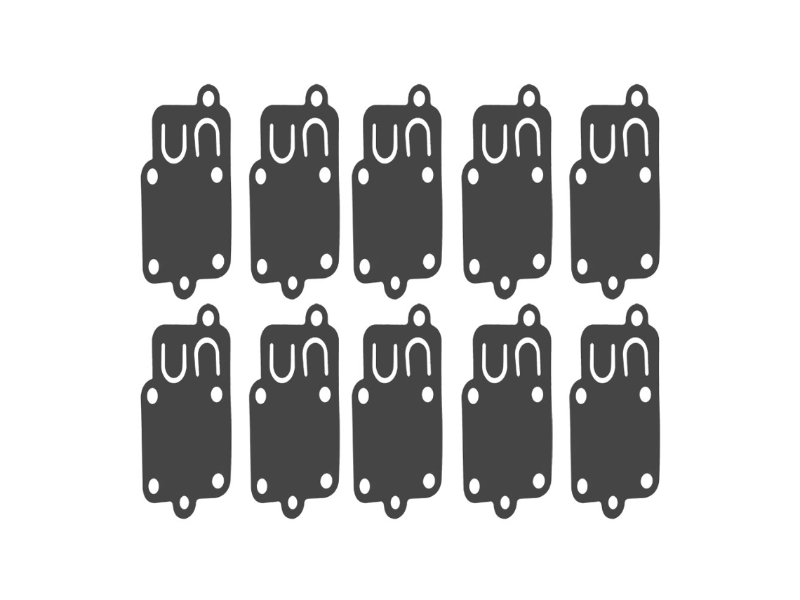 10 juntas de diafragma para carburador Briggs Stratton 270026 272538 272538s