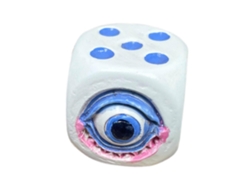 Decoración de Halloween, dados, juguete, regalo, accesorio, dados de monstruo para fiesta de Halloween, pub, Eye Ly Ebike