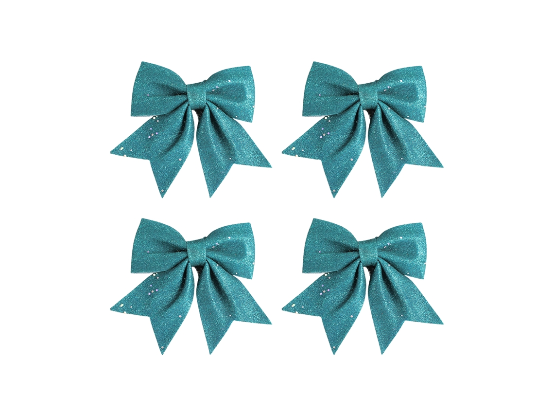 Lazo navideño blanco, decoración de compras DIY