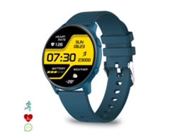 Reloj inteligente MX1. Con notificaciones, monitor de frecuencia cardíaca, presión arterial y oxígeno en sangre, y modos deportivos. Resistente al agua.