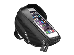 Bolsa Para Bicicleta Con Soporte Impermeable Para Teléfono, Marco Superior Con Malla Táctica Y Compartimento Para Herramientas.