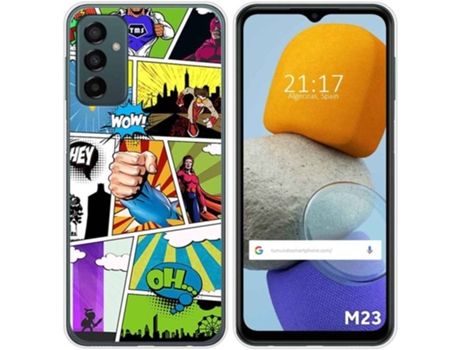 Carcasa para Samsung Galaxy M23 5G TUMUNDOSMARTPHONE Dibujos Comic Multicolor