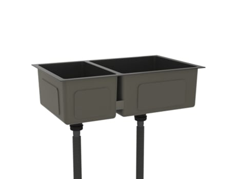 Fregadero VIDAXL de Acero Inoxidable