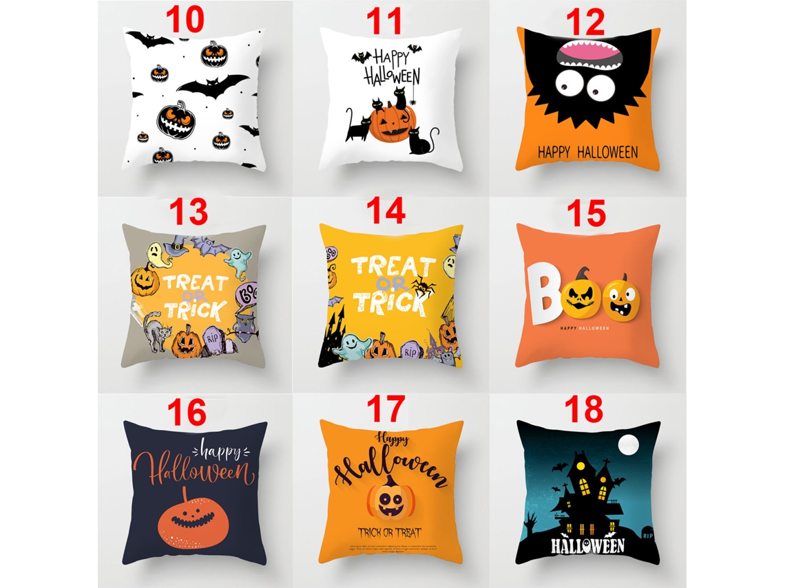 Nueva Funda Decorativa de Almohada para Halloween