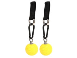 20261par Grip Ball Entrenamiento Escalada Pull Up Power Con Correas