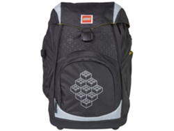 Mochila escolar Bricks Nielsen 20193 2511, para niño, mochilas Lego (negra, talla única UE)