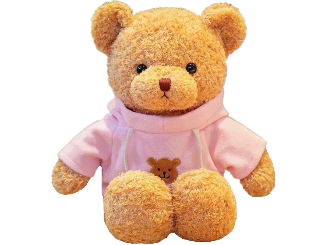 Oso de peluche de 40 cm, ideal como regalo de cumpleaños o Navidad para niñas (rosa).
